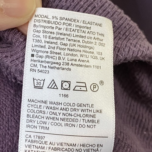Athleta Girl Sweater Cardigan Size XL 14 Purple Open Front Pockets - Picture 7 of 8