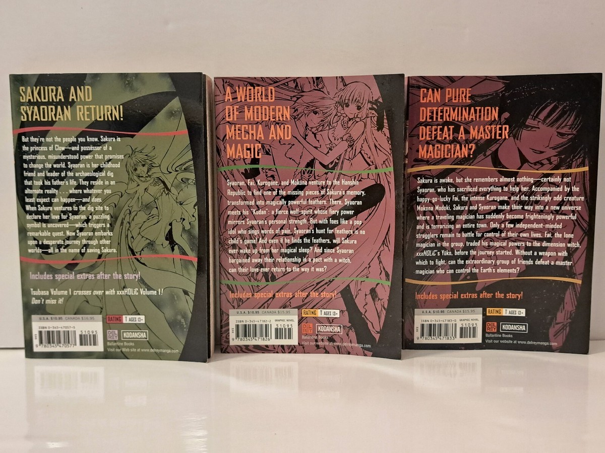 Tsubasa Reservoir Chronicle by Clamp English Manga Volumes 1-11 | eBay