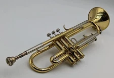 Buescher Aristocrat Trumpet USA Bach 7C Mouthpiece D2 (read Desc.)