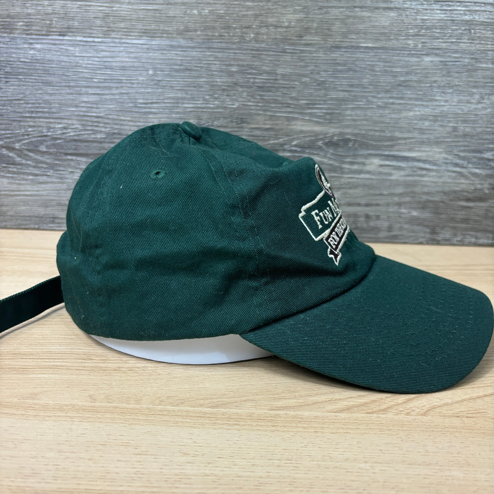 Fun Mountain Hat Cap Strap Back Green Ridgedale M… - image 6