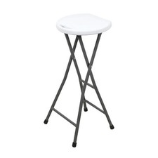 Metall Sitz Hocker klappbar - 2 Modelle - Küchen Bar Klapp Stuhl für 100 kg