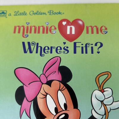 Vintage 1992 Disney's Minnie 'N Me Where's Fifi A Little Golden