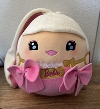 Barbie Cuutopia Pink Dress Squishy Plush 14 Inches Pillow NWT