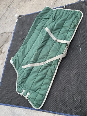 Green  Insulated Winter Horse Stable Blanket Large Green  Size 78  New