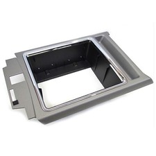 Oem New Center Console Silver Chrome Trim Panel 11-15 Ford F250 F350 Super Duty Oem New Center Console Silver Chrome Trim Panel 11-15 Ford F250 F350 Super Duty