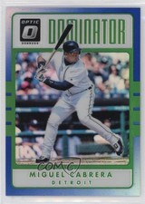 2017 Panini Donruss Optic Dominators Blue Prizm 83/149 Miguel Cabrera #D10 o7m