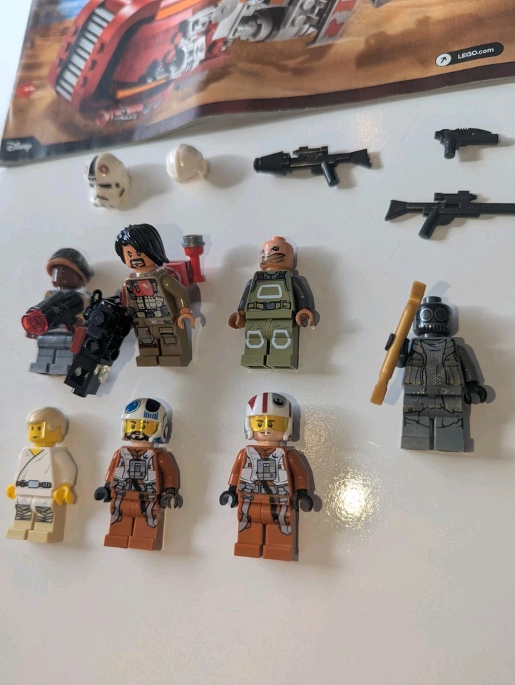 LEGO Star Wars Minifigura Lote: Baze Malbus sw0783 SW0566 sw1047 sw0659 sw0784 Foto 2 de 4