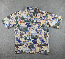 Reyn Spooner MLB Kansas City Royals Baseball Hawaiian Shirt Mens Large