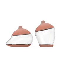 NEW Emulait Baby Bottle Starter Kit Includes 2 Bottles 2 Nipples 2 Caps 2 Lids 2