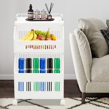 2 Tier Laundry Hamper Basket Sorter Clothes S...