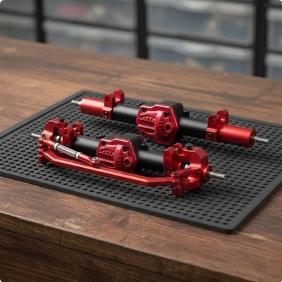 Fahrzeug Achsmontage Präzision Metall RC Auto Achse Set für MN128 MN86 SUV Modell