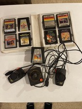 Lot Of Atari Controllers And 7 Games