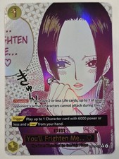 You'll Frighten Me... (Alt Art) OP14-118 R The Azure Sea's Seven - ONE PIECE NM