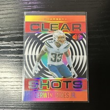 Panini Illusions Clear Shots Red /149 Derwin James Jr. #CS-6 Chargers NFL 2021