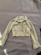 Zara size 11-12 girls Jean Crop Jacket