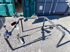 Pearl Drum Dr110-210 Drum Rack Professional With Cowbell Tambourine Wire Hat !