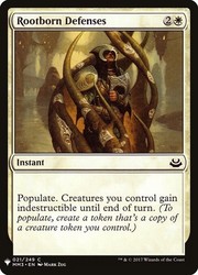 Rootborn Defenses #21 The List Reprints MTG