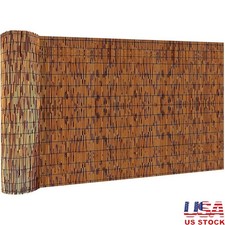 Natural Bamboo Reed Privacy Fence Outdoor Scr...