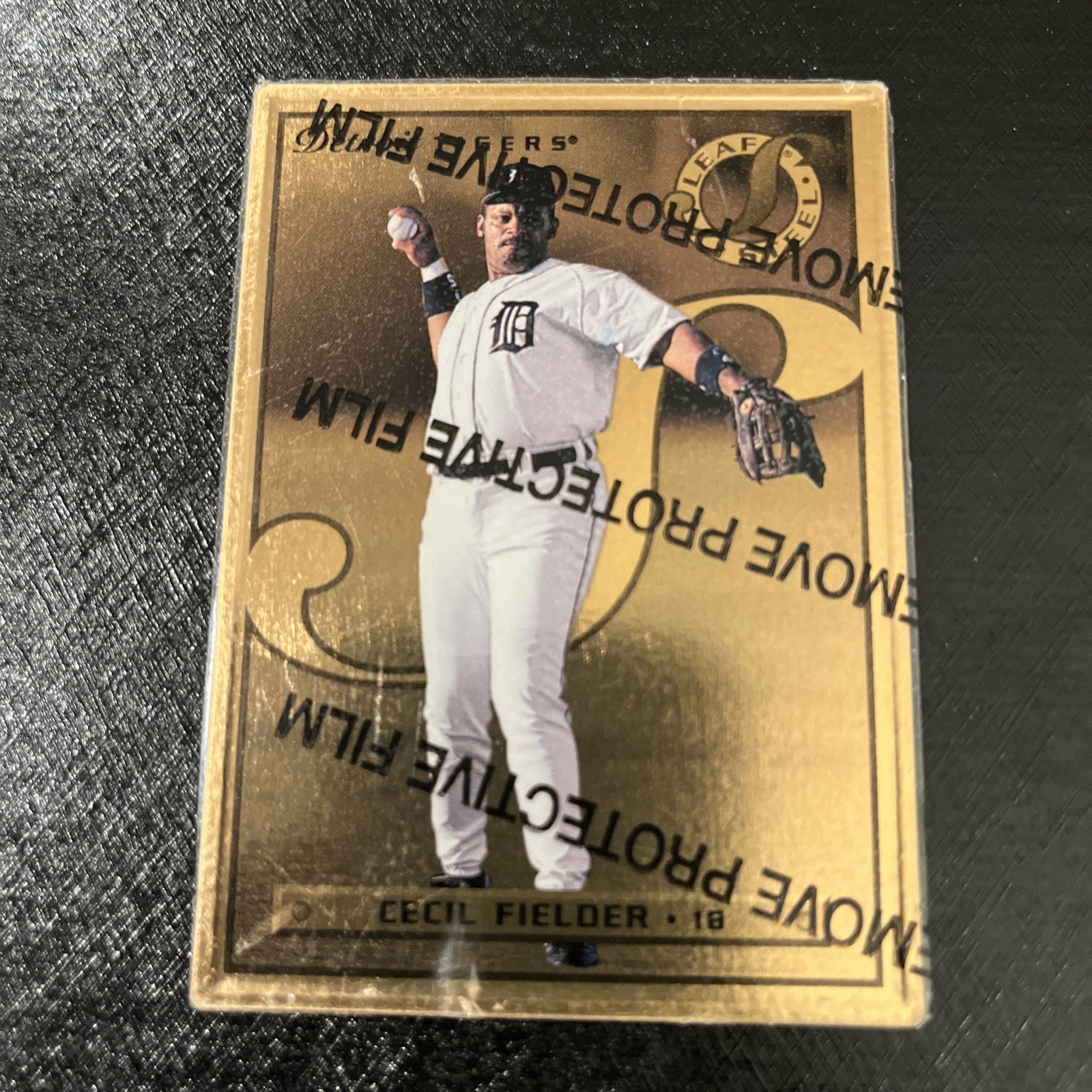 1996 Leaf Preferred - Steel Cecil Fielder #76 Gold