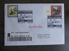 Brief Österreich, gelaufen mit SSt., 19.5.2000 Zwettl