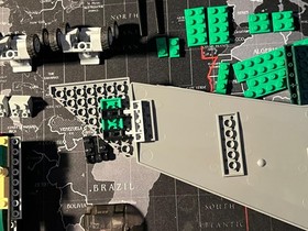 LEGO Indiana Jones: Fight on the Flying Wing (7683)  (MISNG PRTS Described Below