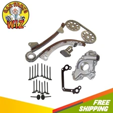 Engine Timing Chain Kit Oil Pump Valves Fits 1998 Chevrolet Toyota 1.8L Cu.110