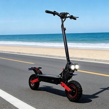 Electric Scooter 48v 2400W 21AH For Adult 11"Off Road Fat Tires Fast Speed US We