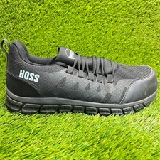 Hoss Sparks SD Mens Size 10 Black Outdoor Composite Toe Safety Work Shoes