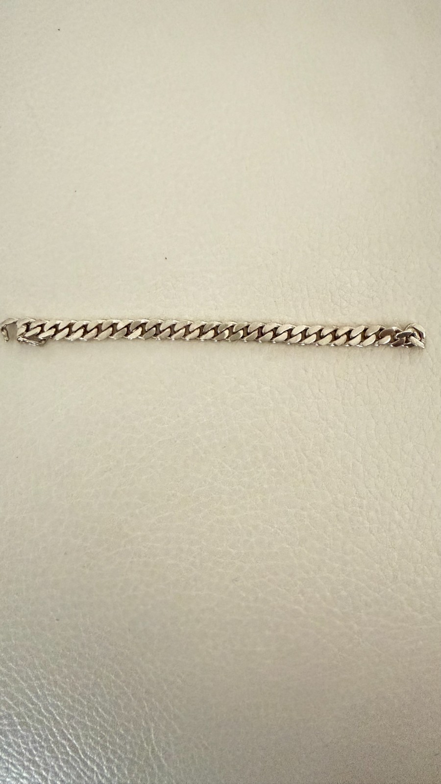 SOLID 925 STERLING SILVER CURB LINK BRACELET 14G … - image 3