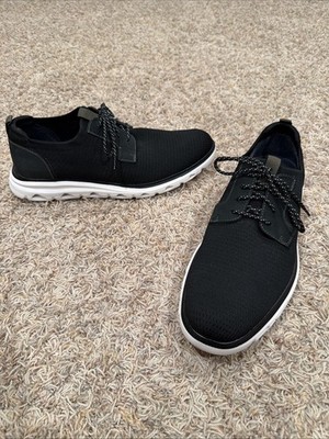 Johnston & Murphy Jenkins Plain Toe Casual Dress Sneaker #59-35624 Black Size 11
