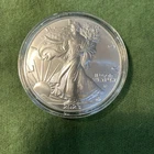 2023  AMERICAN SILVER EAGLE  1  OZ.  PURE FINE SILVER   Unc In Air Tight Capsule