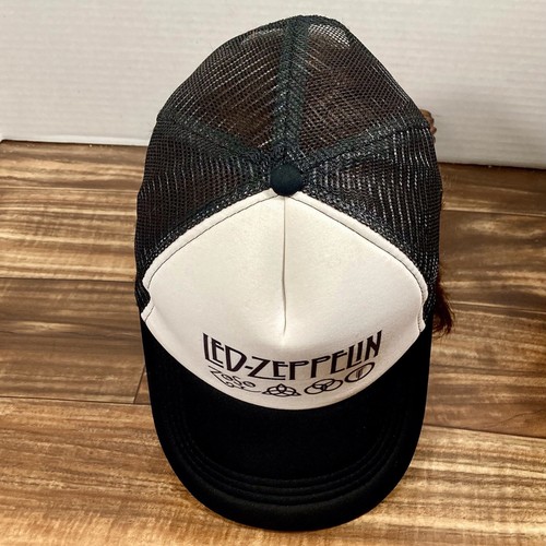 Vintage Led Zeppelin "ZoSo" Mesh Back Trucker Hat w Foam Front Snapback OSFM - Picture 8 of 8