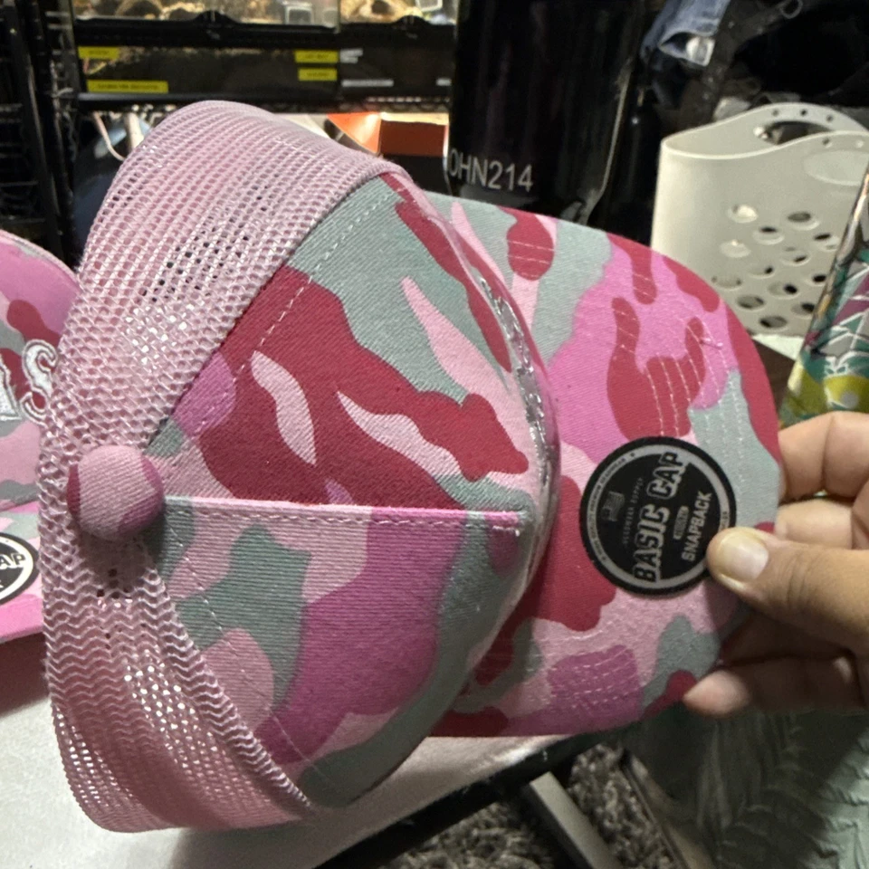 Nuevo - Gorra Texas "TETAS" Rangers Superposición Snapback Azul Trucker Unisex Foto 3 de 3