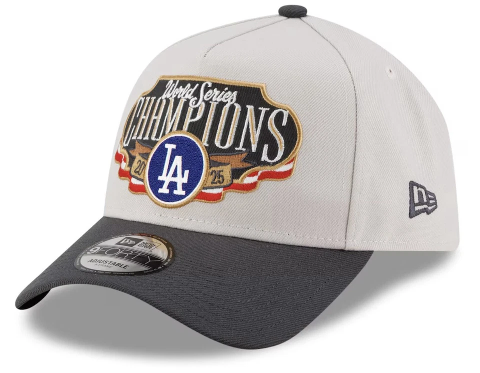 NEW ERA DODGERS 2025 SERIE MUNDIAL CAMPEONATO VESTUARIO 940 MARCO A Foto 2 de 4