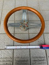 Volant en bois à 3 branches, diamètre 13,8, support en métal, KK4 d'occasion