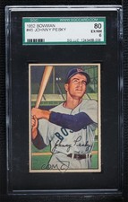 1952 Bowman Johnny Pesky #45 SGC 80 0sa0