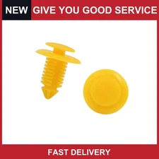 Universal Door Bumper Plastic Trim Panel Retaining Rivets Clips 9mm Pack of 100