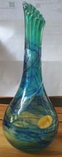 Kunstglas Vase Rolf Wiemers Die Glashütte Bad Karlshafen Vintage Designerstück