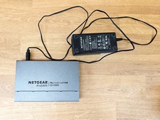 Netgear ProSAFE GS108PE V3 Plus 8-Port Gigabit Network Switch and Power Supply