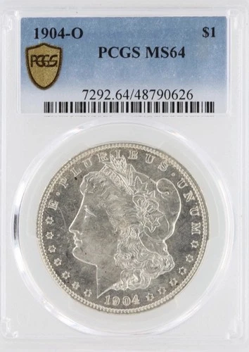 1904-O Morgan Silver Dollar.  MS-64. PCGS