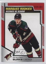 2020 Upper Deck O-Pee-Chee Update Marquee Rookies Red Border Brayden Burke 1k9