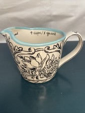 Anthropologie Sketched Storybook Flora  4 Cup...
