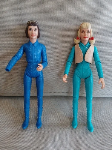 Vintage Marx Best Of The West 9" Josie West And 9" Janice West Figures