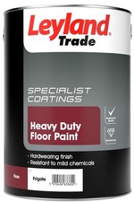 Leyland Trade Heavy Duty Floor Paint  - 2.5L & 5 Litre - All Colours