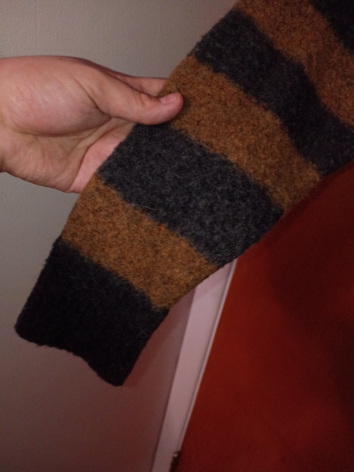 Robert Talbott Brown Wool Quarter Zip Sweater - W… - image 3