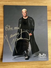 Autografo originale James Marsters raro Buffy Angel Smallville