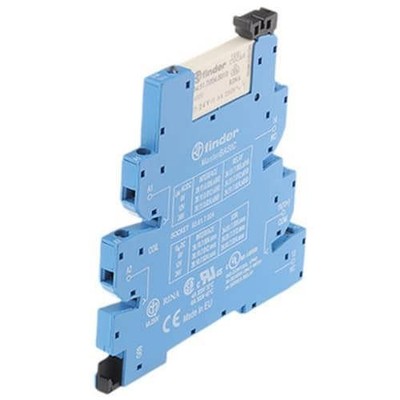 1Pc FINDER 39.11.0.024.0060 SPDT DIN Rail, Interface Relay, Module Screw, 6