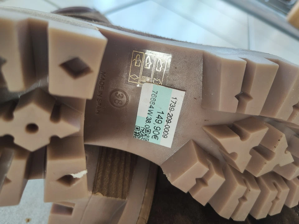 Ralph Harrison Stiefeletten Boots Braun 38 Neu Mit Etikett Veloursleder - Bild 2 von 4