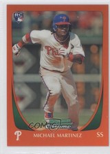 2011 Bowman Draft Chrome Orange Refractor 5/25 Michael Martinez #62 e6n