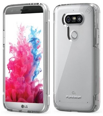 PUREGEAR Slim Shell Pro Klare Anti-Schock Hülle Für LG G5 Telefon